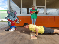  «Десант ГТО» в преддверии Дня физкультурника высадился в парке Дзержинского