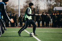 В Амурском кадетском корпусе открыли новый стадион, построенный по программе "Газпром - детям"