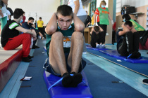 Подтягивание, отжимание, пресс, наклон, рывок гири, прыжок: белогорцы сдали нормы комплекса ГТО