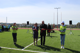 В Шимановском районе на новой спортивной площадке прошел Летний фестиваль ГТО