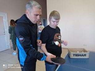 Ребята с ограниченными возможностями возобновили занятия настольным теннисом