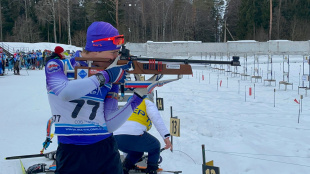 «Серебро» с первенства России привез амурский биатлонист 