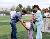 Знак отличия ГТО был вручён на  обновлённом стадионе в Завитинске