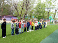 Детский сад №7 пгт. Серышево подтягивается к движению ГТО