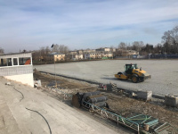 На стадионе «Факел» в Завитинске вновь закипела работа