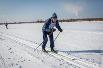 В «Лыжне России» принял участие спортсмен с 70-летним стажем