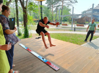 «Десант ГТО» принял нормативы Всероссийского комплекса в парке Дзержинского Белогорска