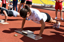 «ГТО-мания» в Белогорске в День физкультурника