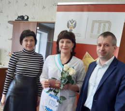 В Завитинском районе поздравили врача - участника движения ГТО