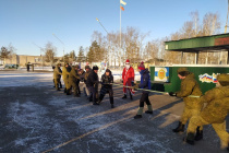 В Октябрьском районе выявили самую спортивную семью