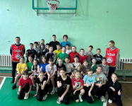 Зарядка с чемпионом В школе №1 Серышево