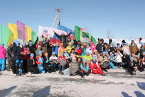 Больше 130 человек и одна собака поучаствовали в полумарафоне «Бег к мечте. Лед»