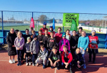 На новом спортивном комплексе села Томское принимают нормативы ГТО