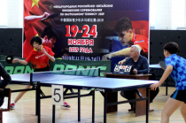 Международные российско-китайские юношеские соревнования по настольному теннису-2019
